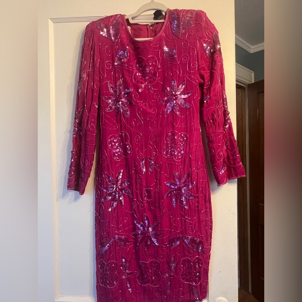 1980’s sequin and beaded dress